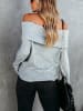 Milan Kiss Pullover in Hellgrau