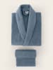 Colourful Cotton 4-delige badtextielset "Family" blauw/wit