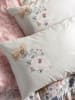 Colourful Cotton Komplet pościeli satynowej w kolorze jasnoróżowym ze wzorem