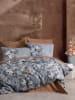 Colourful Cotton Renforcé beddengoedset lichtblauw/lichtbruin
