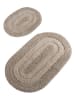 Colourful Cotton 2er-Set: Badvorleger in Beige