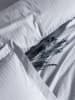 Colourful Cotton Satin-Bettwäsche-Set in Grau