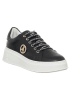Patrizia Pepe Leren sneakers zwart
