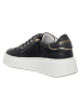 Patrizia Pepe Leder-Sneakers in Schwarz