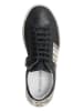 Patrizia Pepe Leder-Sneakers in Schwarz