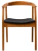 Evila Krzesło "Albero" w kolorze jasnobrązowo-czarnym - 50 x 70 x 53 cm