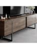 Evila TV-Regal in Braun - (B)180 x (H)50 x (T)30 cm
