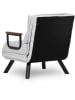 Evila Schlafsessel "Sandro" in Creme - (B)78 x (H)69 x (T)50 cm