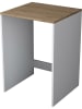 Evila Wasmachinemeubel naturel/wit - (B)65 x (H)91,8 x (D)60 cm