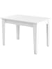 Evila Keukentafel wit - (B)110 x (H)75 x (D)72 cm