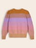No-No Sweter w kolorze jasnoróżowo-fioletowo-jasnobrązowym