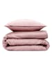 Zo!Home Satin-Bettwäsche-Set "Fiori" in Rosa