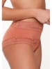 Linga Dore Figi high waist w kolorze jasobrązowym