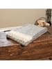 Native Wełniany koc "Leaf" w kolorze szarym - 200 x 140 cm