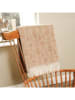 Native Wollen deken "Diamond" beige - (L)200 x (B)140 cm