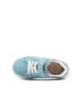 Richter Shoes Skórzane sneakersy w kolorze błękitnym