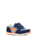 Richter Shoes Skórzane sneakersy w kolorze granatowo-błękitnym