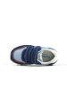Richter Shoes Skórzane sneakersy w kolorze granatowo-błękitnym
