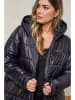 Plus Size Company Płaszcz pikowany "Antsia" w kolorze czarnym