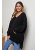 Plus Size Company Trui "Coralis" zwart