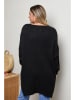 Plus Size Company Pullover "Coralis" in Schwarz