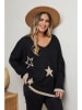Plus Size Company Sweter "Corry" w kolorze czarnym