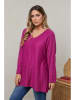 Plus Size Company Sweter "Daliah" w kolorze fioletowym