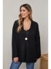 Plus Size Company Vest "Junia" zwart