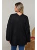 Plus Size Company Cardigan "Junia" in Schwarz