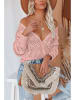 LA Angels Sweter w kolorze jasnoróżowym