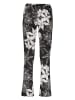 LASCANA Spodnie piżamowe w kolorze czarno-białym