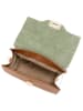 Mia Tomazzi Leder-Henkeltasche "Cignoli" in Cognac/ Mint/ Weiß - (B)25 x (H)20 x (T)11 cm