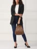 Lia Biassoni Leder-Rucksack "Cixerri" in Braun - (B)23 x (H)33 x (T)12 cm