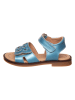 POM POM Leren sandalen lichtblauw