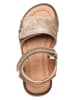 POM POM Leren sandalen goudkleurig