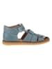 POM POM Leren enkelsandalen donkerblauw