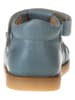 POM POM Leder-Halbsandalen in Blau