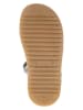 POM POM Leren enkelsandalen donkerblauw