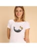 WOOOP Shirt "Whale song" in Weiß