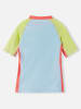 Reima Koszulka kąpielowa "Joonia" w kolorze błękitno-pomarańczowo-zielonym