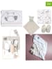 The Home Deco Kids 4tlg. Erstlings-Set "Hippo" in Weiß/ Beige