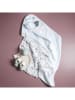 The Home Deco Kids 4tlg. Erstlings-Set "Hippo" in Weiß/ Beige