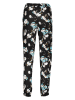 LASCANA Sweatbroek zwart/wit/lichtblauw