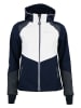 Peak Mountain Softshelljas "Ametis" donkerblauw/wit