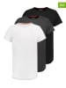 Authentic Style 3er-Set: Shirts in Schwarz/ Anthrazit/ Weiß
