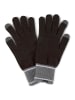 Puma Handschoenen "Knit" zwart/grijs