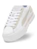 Puma Skórzane sneakersy "Mayze" w kolorze białym ze wzorem