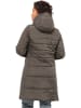 Jack Wolfskin Doorgestikte mantel "Eisbach" kaki