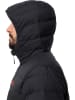 Jack Wolfskin Daunenjacke "Ather" in Schwarz