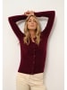 Just Cashmere Kaszmirowy kardigan "Katharine" w kolorze bordowym